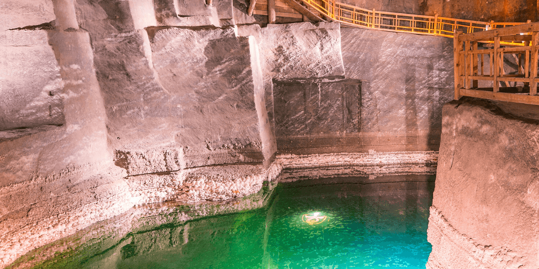 kopalnia soli Wieliczka podziemne jezioro